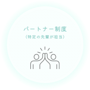 パートナー制度（特定の先輩が担当）